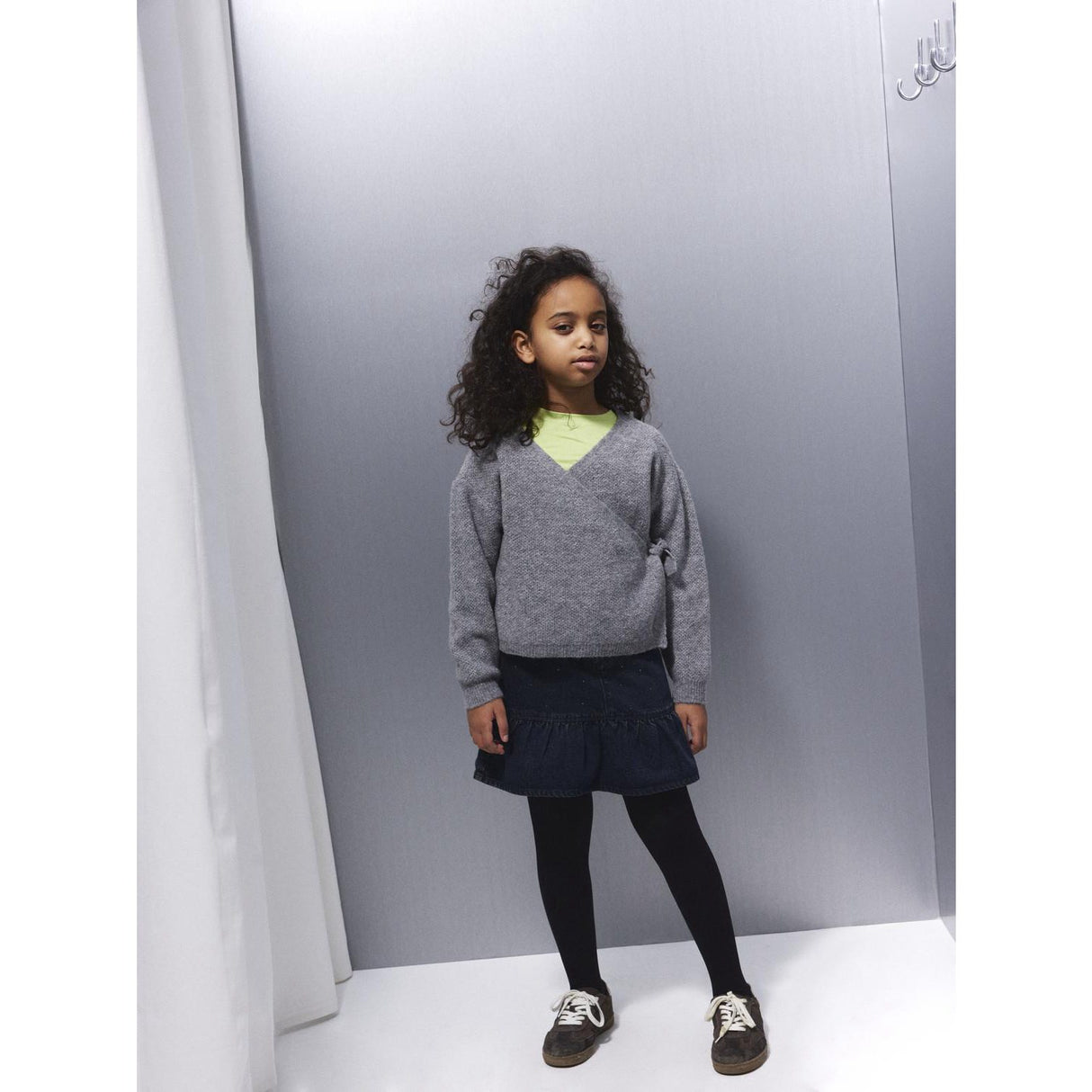 Name It Dark Midnight Denim Nkfthea Rhine Dnm Kjol 2424-Im S