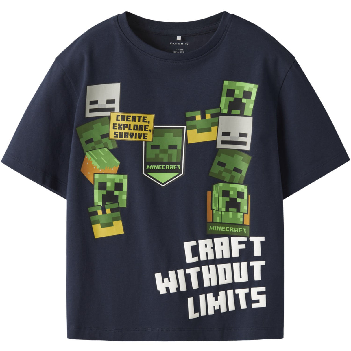 Name It Navy Blazer Nkmnels Minecraft Ss Nreg Topp Box Bfu