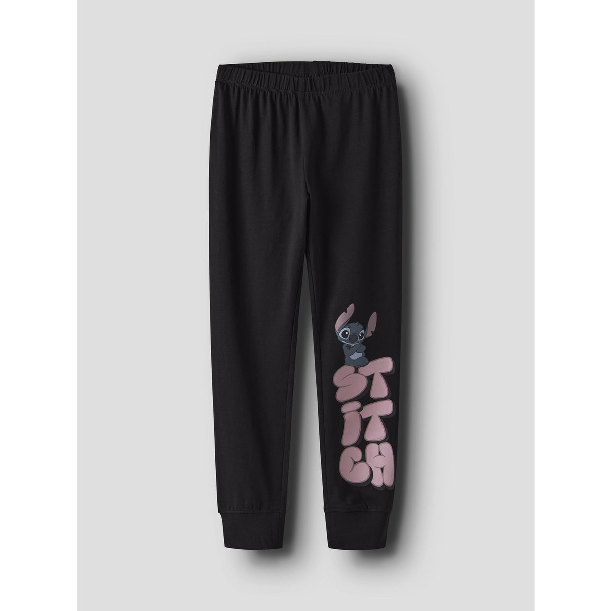 Name It Black Nkfolina Stitch Ls Nattkläder Wdi