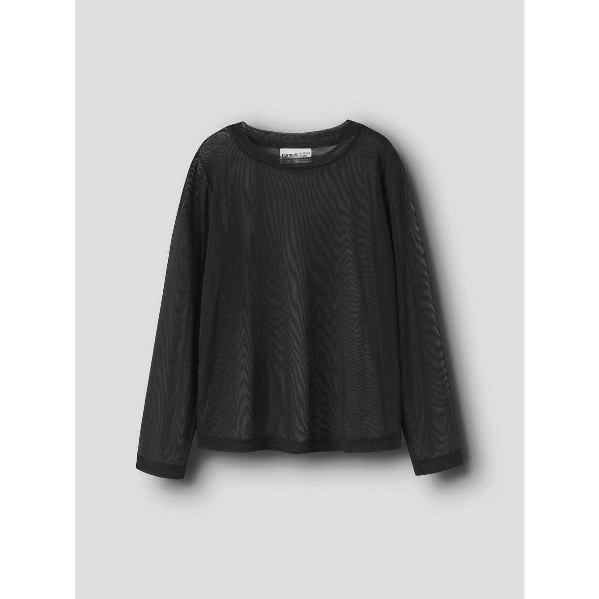 Name It Black Nkfrophelia Ls Mesh Topp