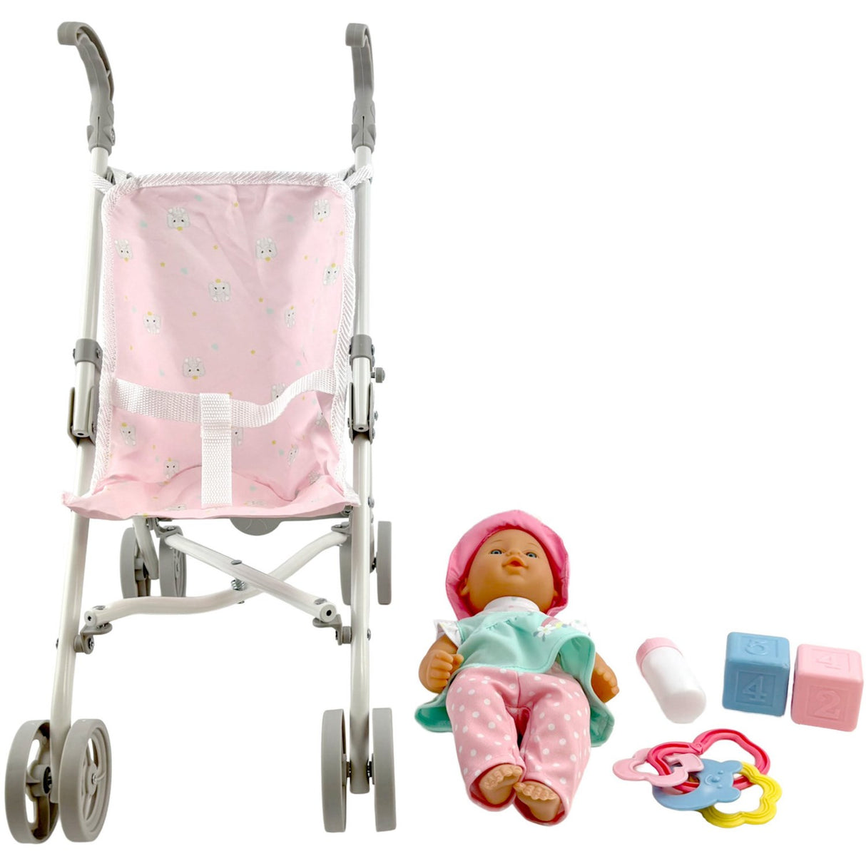 Happy Friend Lotta Docka 30 Cm Med Stroller Sett