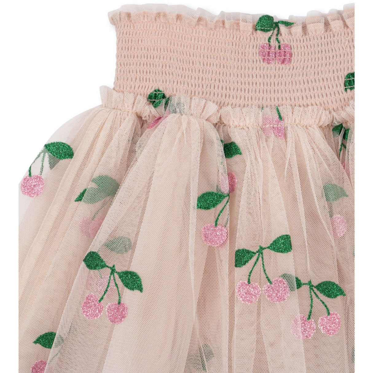 Konges Sløjd Ma Grande Cerise Pink Glitter Tullie Smock Kjol