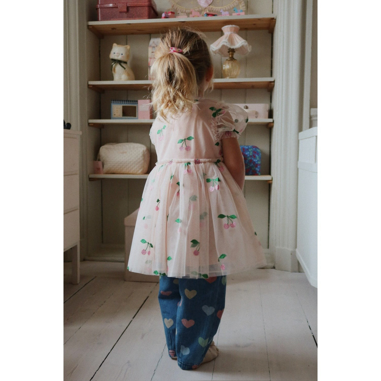 Konges Sløjd Ma Grande Cerise Pink Glitter Tullie Klänning