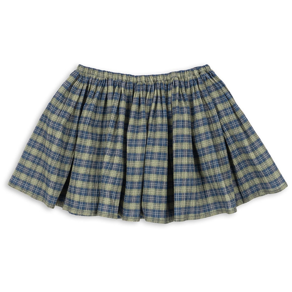 Konges Sløjd Laurel Blue Check Terre Kjol GOTS