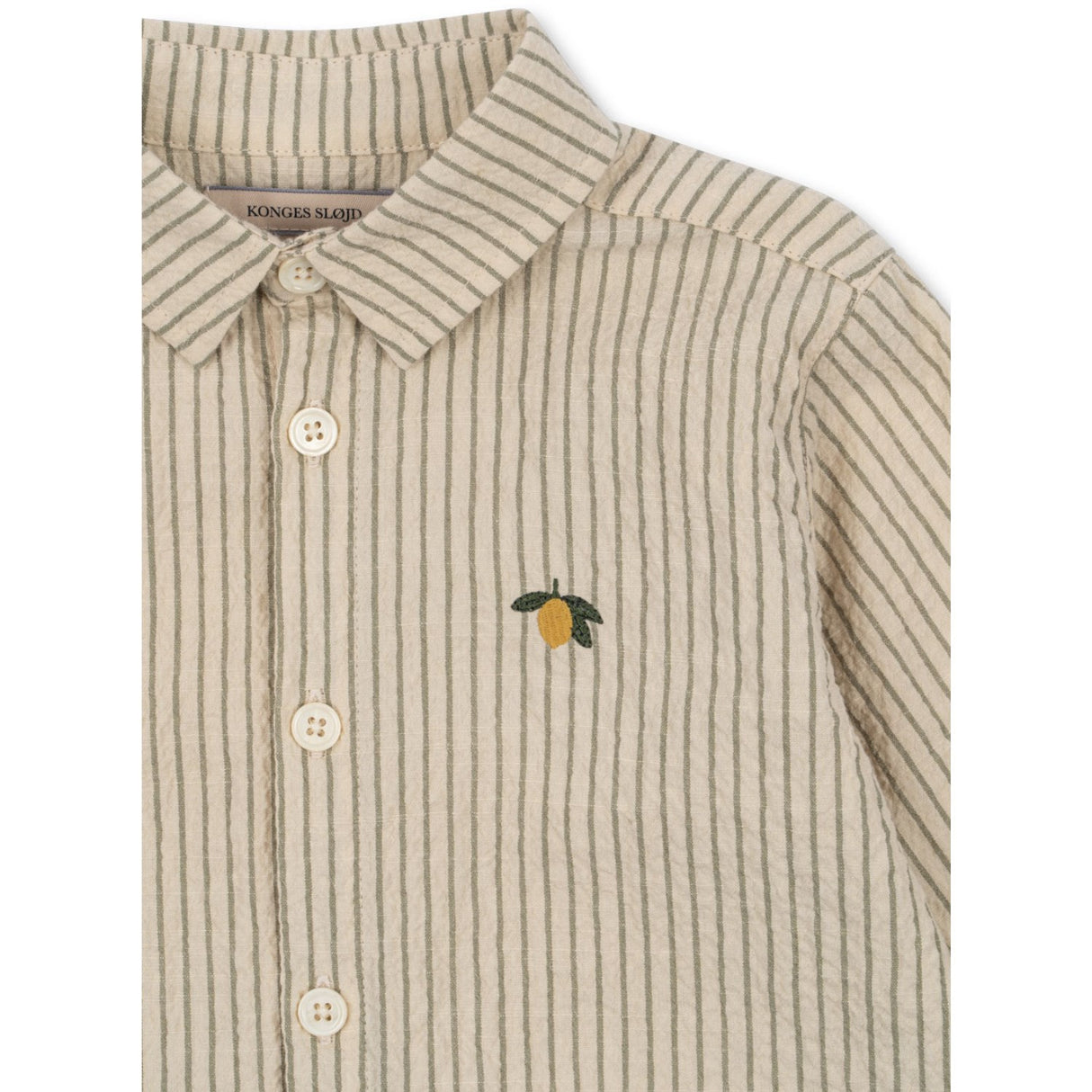 Konges Sløjd Tea Stripe Elliot Ls Skjorta GOTS