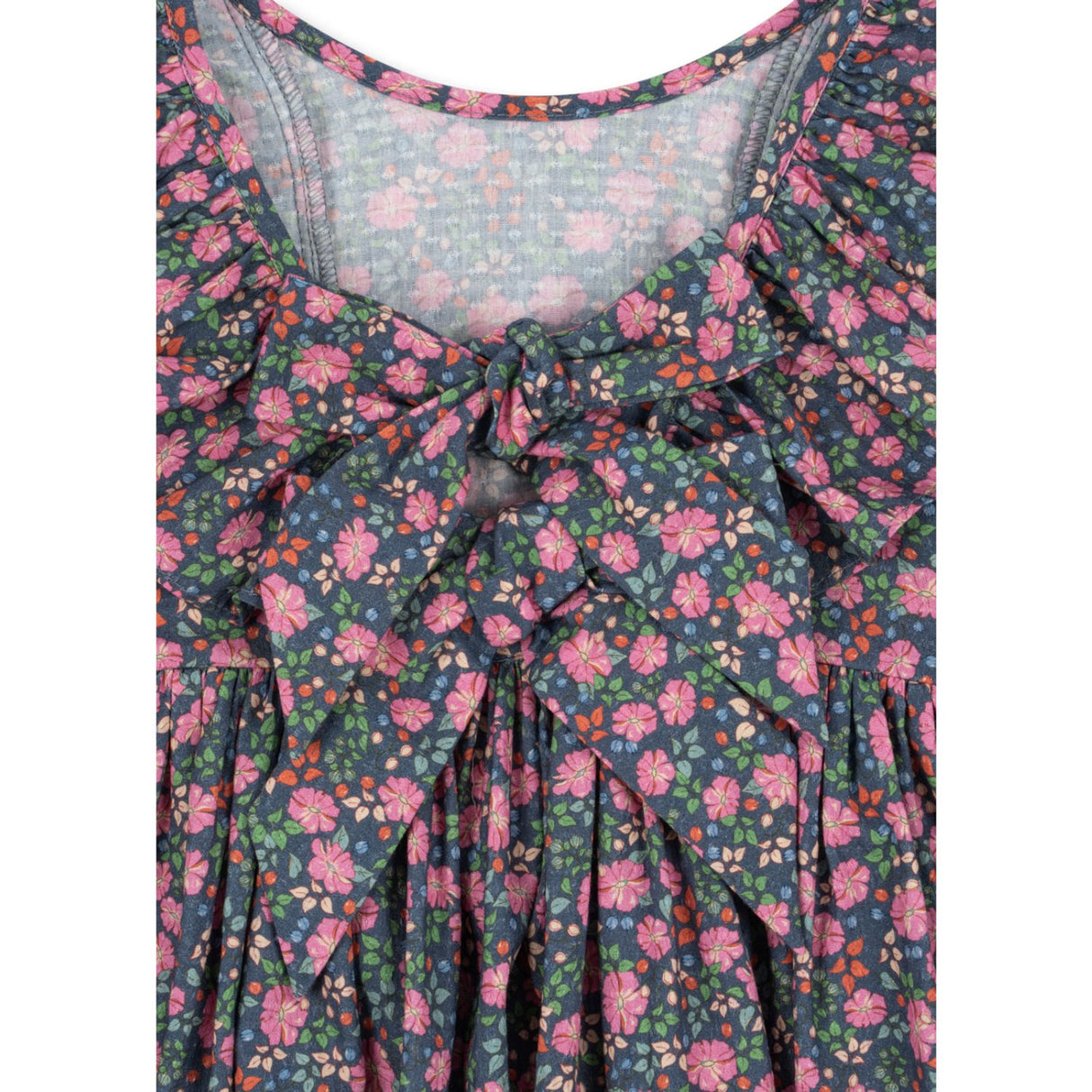 Konges Sløjd Kyoto Cianna Ls Rosett Klänning GOTS