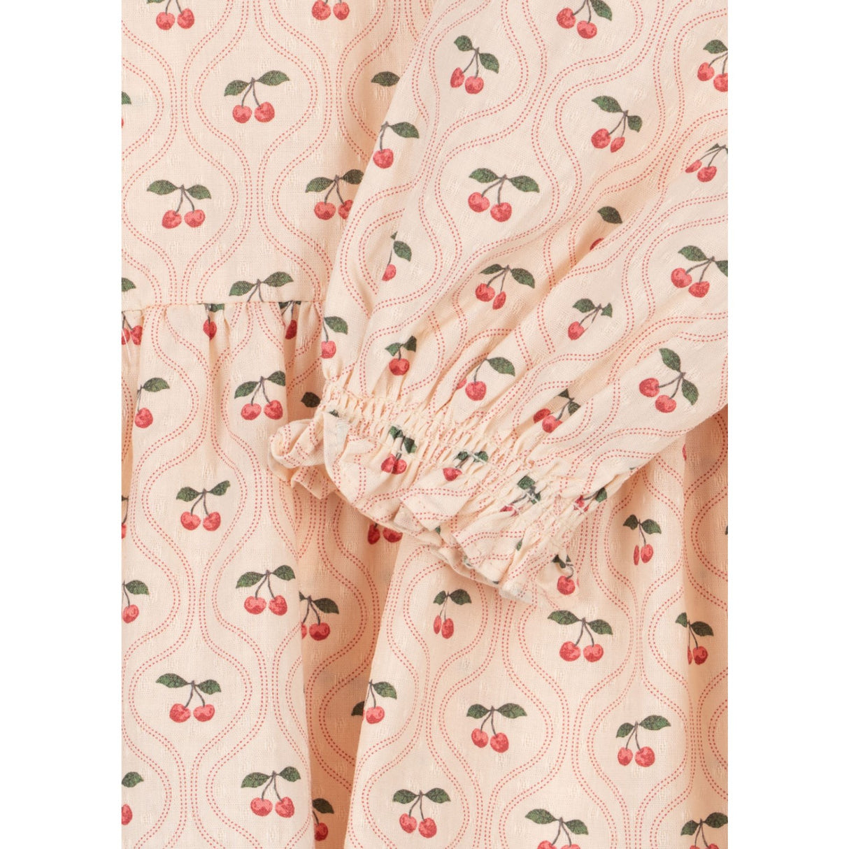 Konges Sløjd Cherry Pink Motif Cianna Blus GOTS