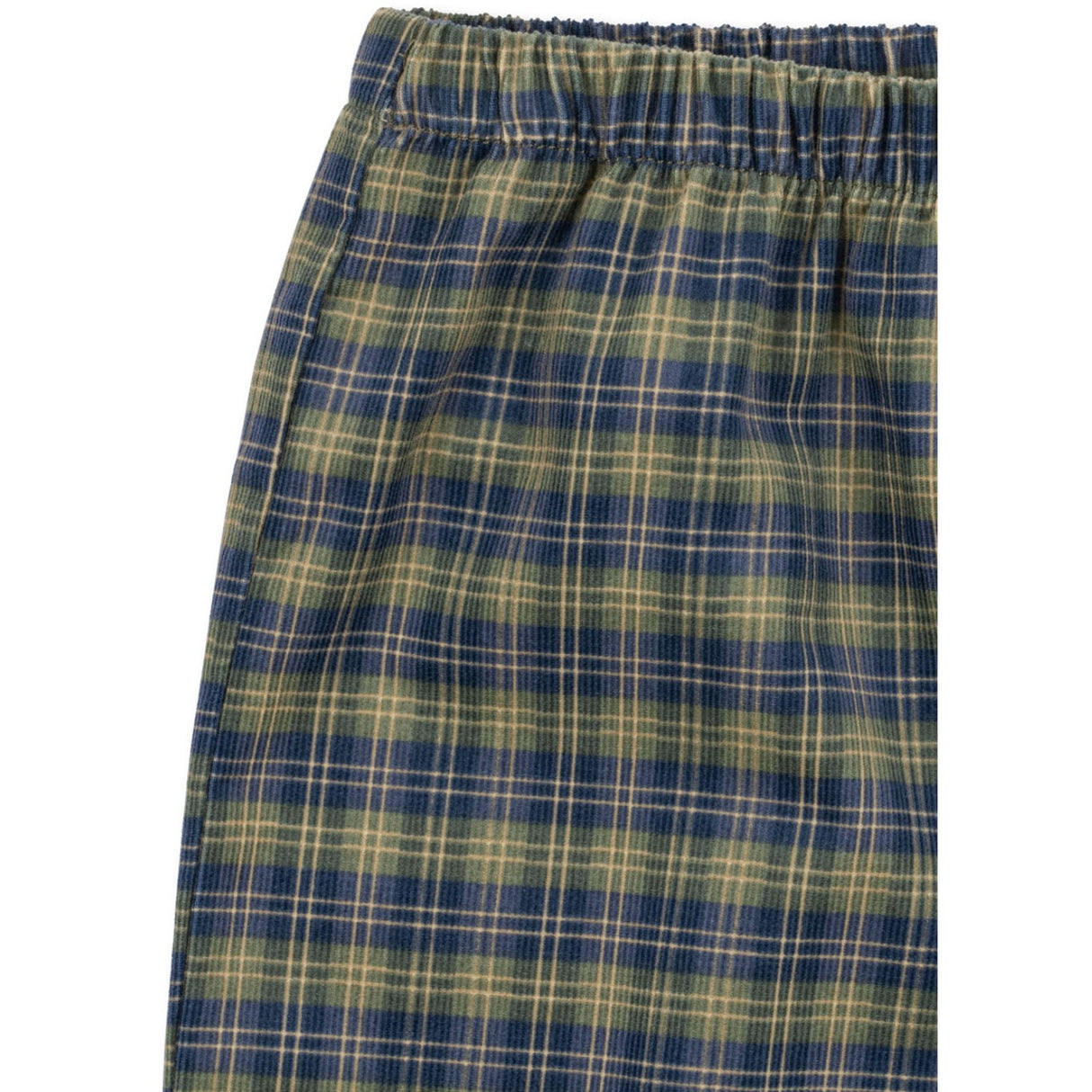 Konges Sløjd Laurel Blue Check Cara Byxor GOTS