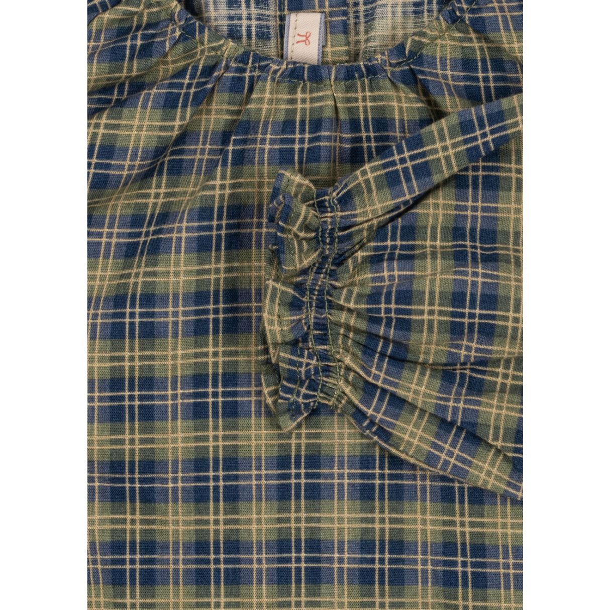Konges Sløjd Laurel Blue Check Terre Blus GOTS