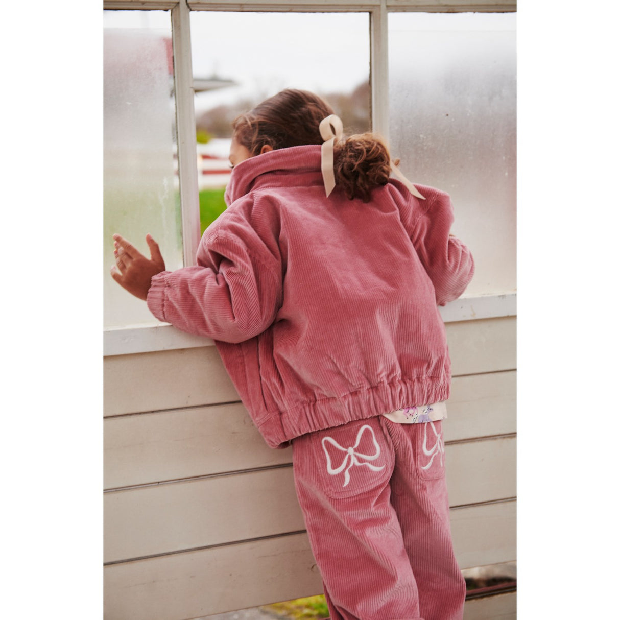 COPENHAGEN COLORS Rose Comb. Corduroy Bumper Jacka