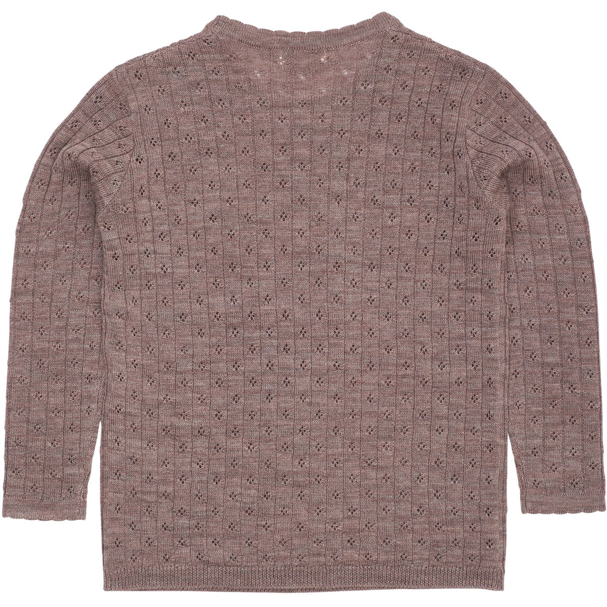 COPENHAGEN COLORS Natural Merino Classic Pointelle Blus