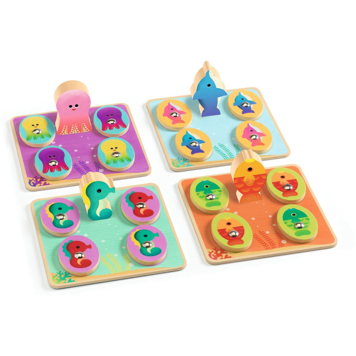 Djeco trä lärlingsspel , Ludo hav 4 spel