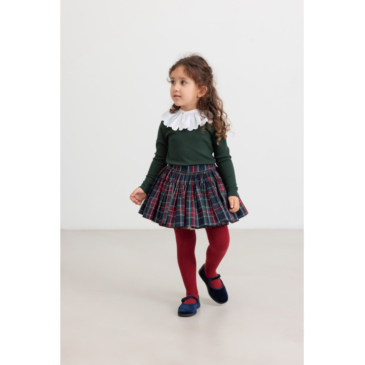 MarMar Modal Dark Leaf Plain Tee LS