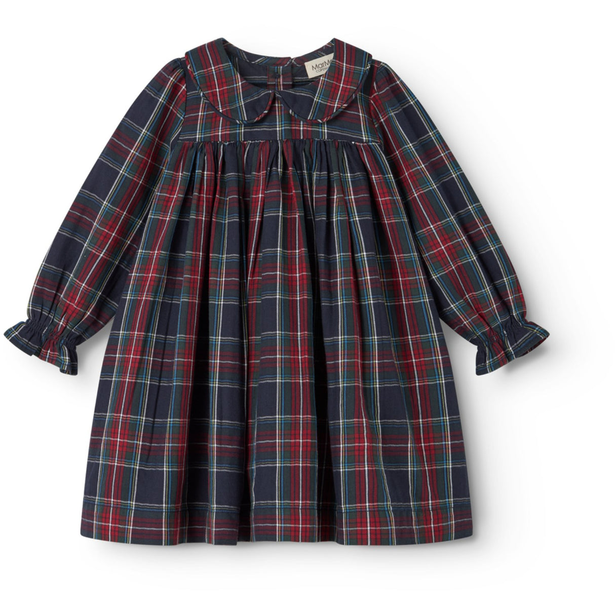 MarMar Check Pilot Navy Check Dulla B LS Klänning