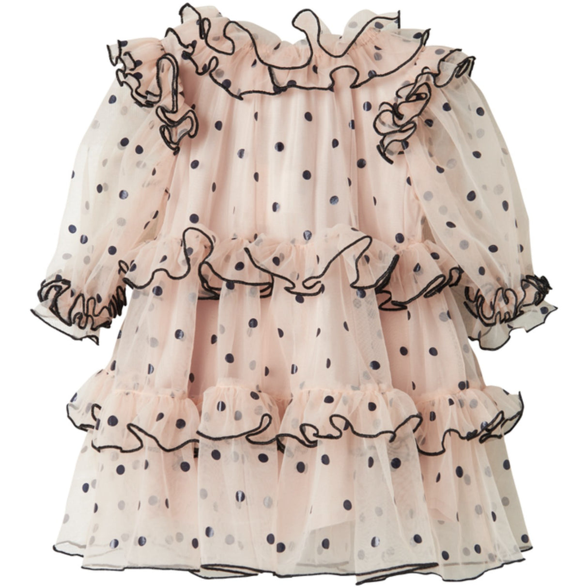 MarMar Tulle Black Dots Dakira LS B Klänning