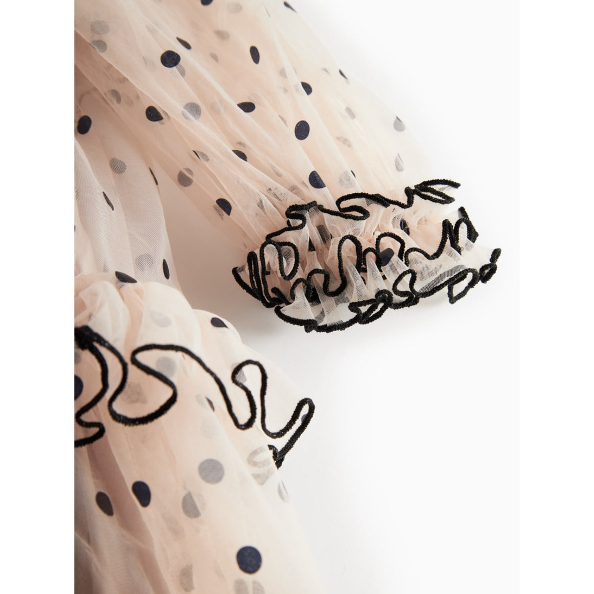 MarMar Tulle Black Dots Dakira LS Klänning