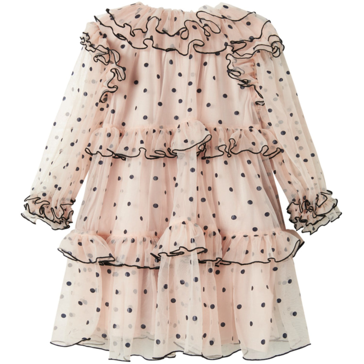 MarMar Tulle Black Dots Dakira LS Klänning
