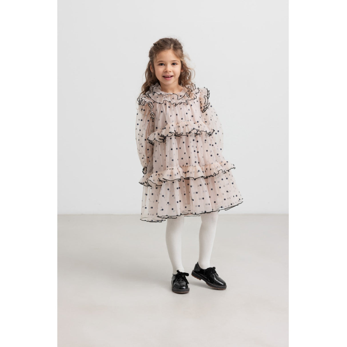MarMar Tulle Black Dots Dakira LS Klänning