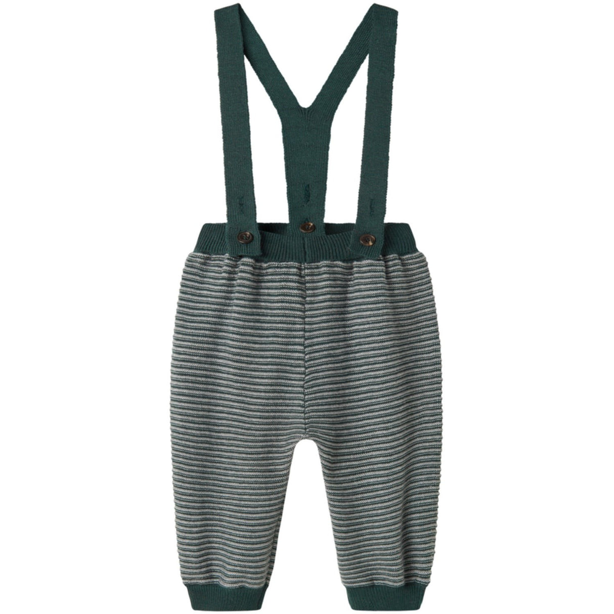 MarMar Cotton Rayon Knit Stripe Dark Leaf Stripe Perrin Byxor