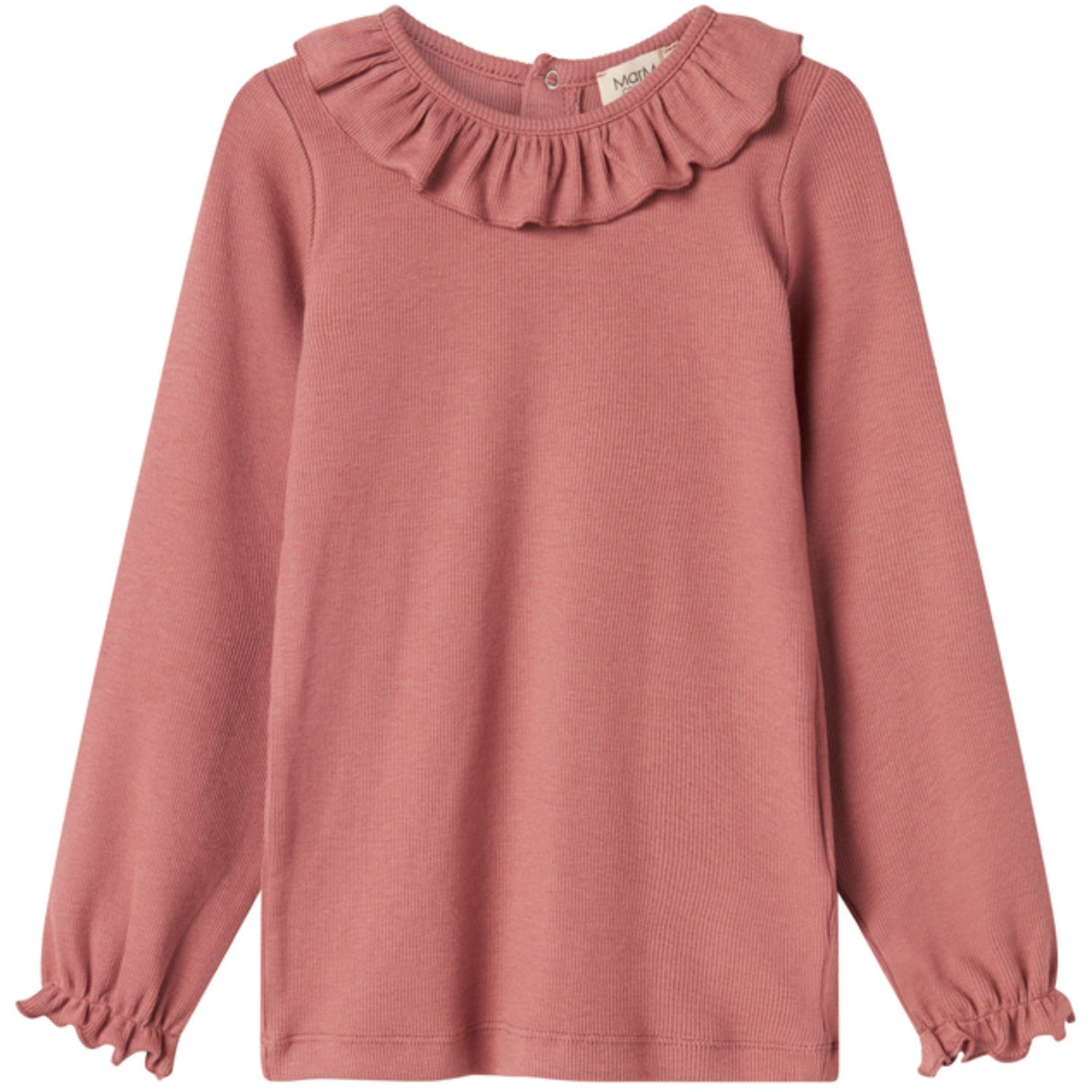 MarMar Modal Fine Rib Perished Rose Tandy Blus