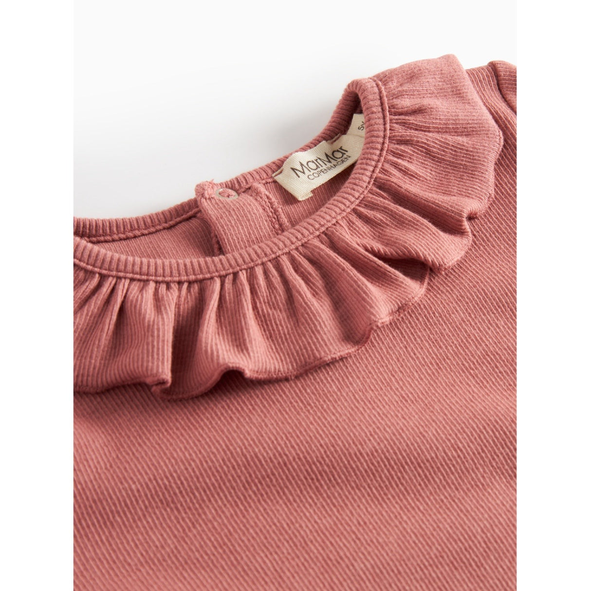 MarMar Modal Fine Rib Perished Rose Tandy Blus