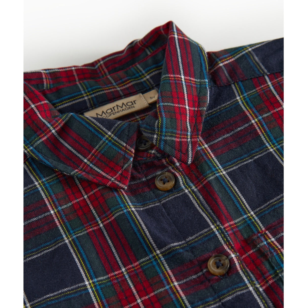 MarMar Check Pilot Navy Check Tommy Skjorta