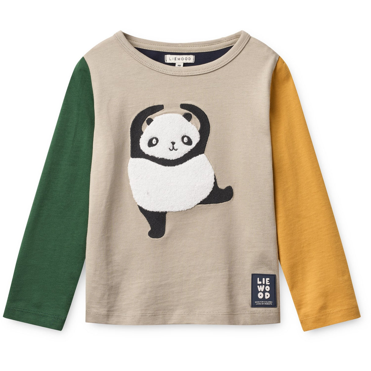 LIEWOOD Panda / Mist / Classic Navy Multi Mix Apia Placement Blus