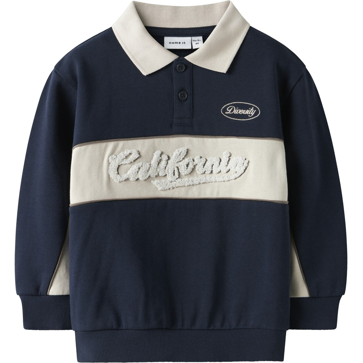 Name It Navy Blazer Nmmtucan Ls Nreg Sweat Pikétröja Unb