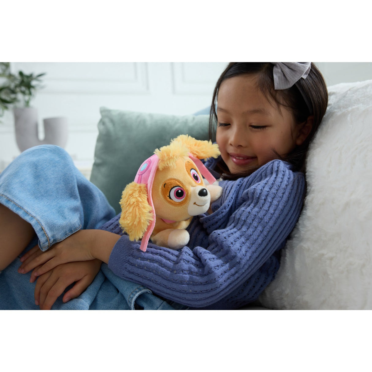 Paw Patrol Gund Hat & Halsbånd Plys 20 Cm Skye