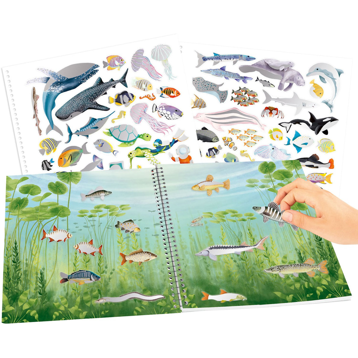 TRENDS by Depesche Create Your Ocean Life Med Holofoil-Stickers