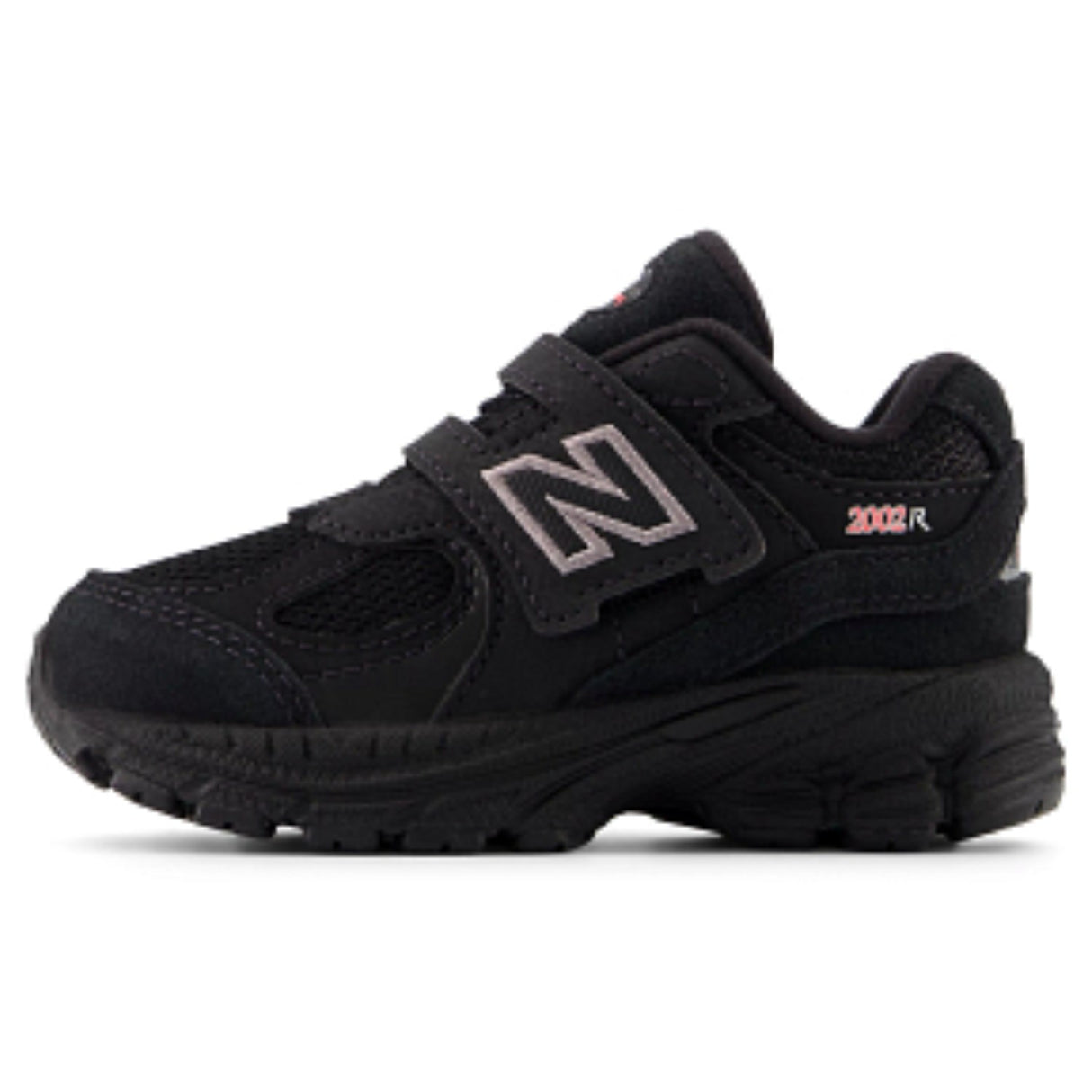 New Balance Black 2002 Kids Hook & Loop Sneakers