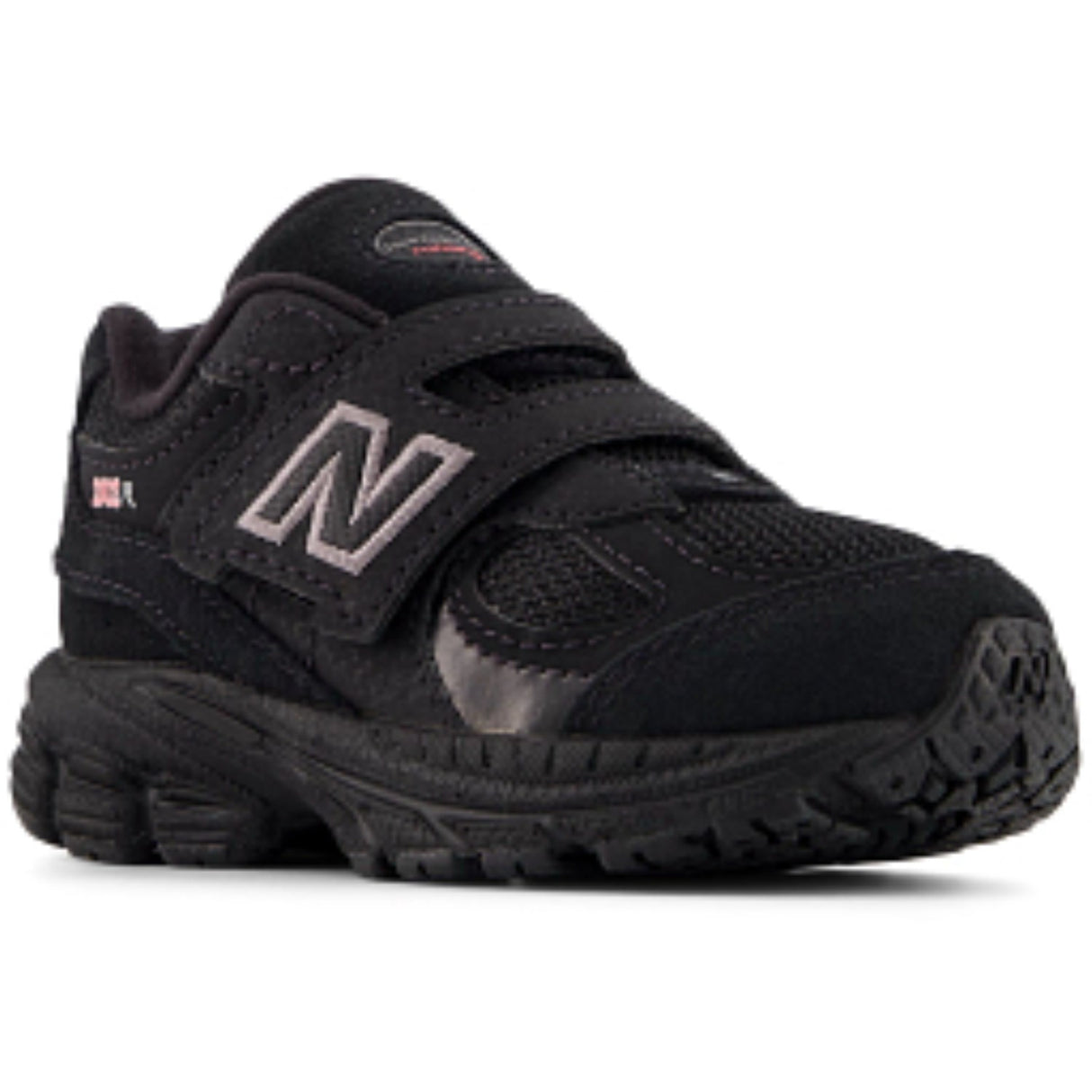 New Balance Black 2002 Kids Hook & Loop Sneakers