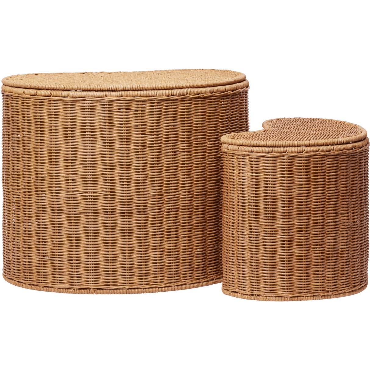Ferm Living Natural Willora Flätad Förvaring 2-Pack