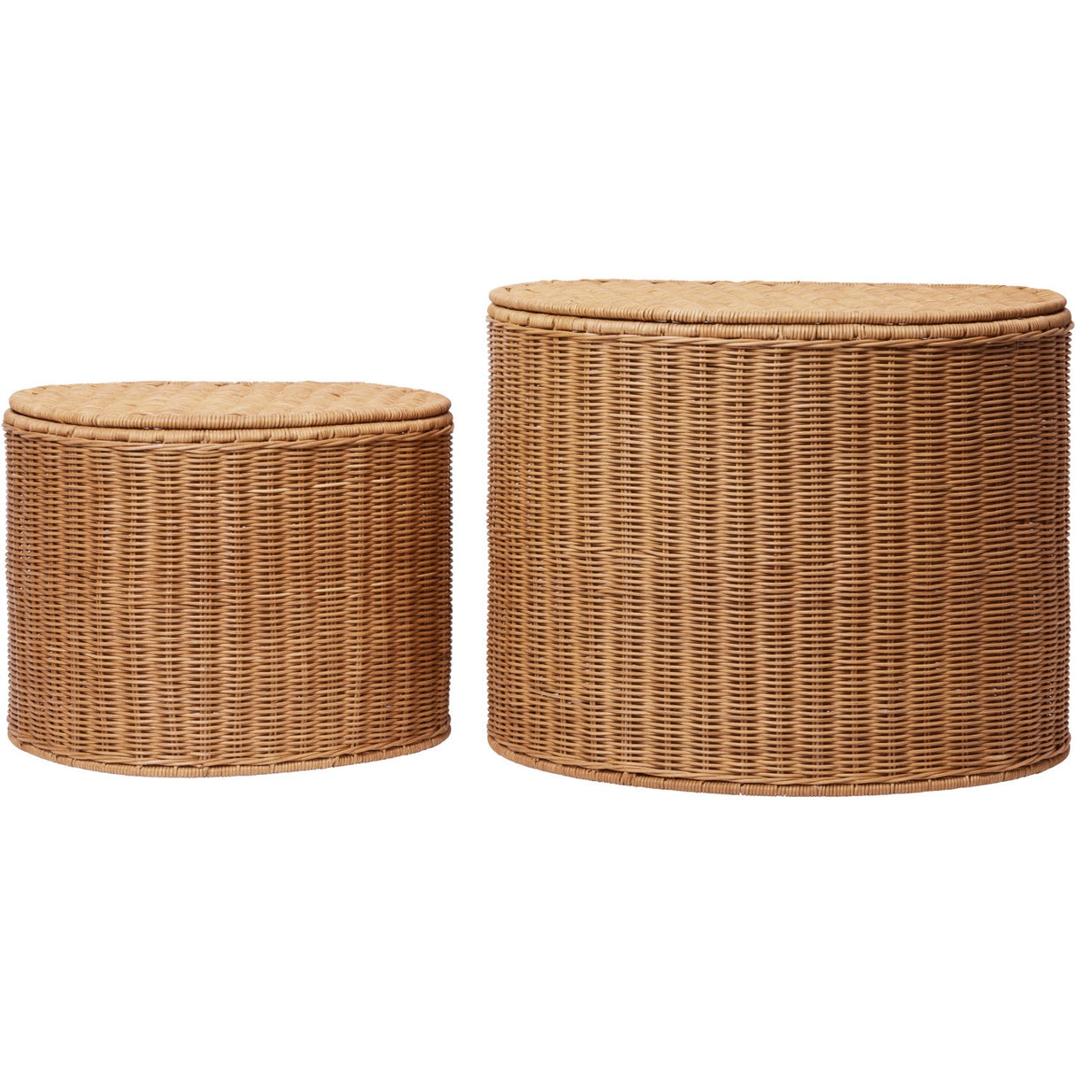 Ferm Living Natural Willora Flätad Förvaring 2-Pack
