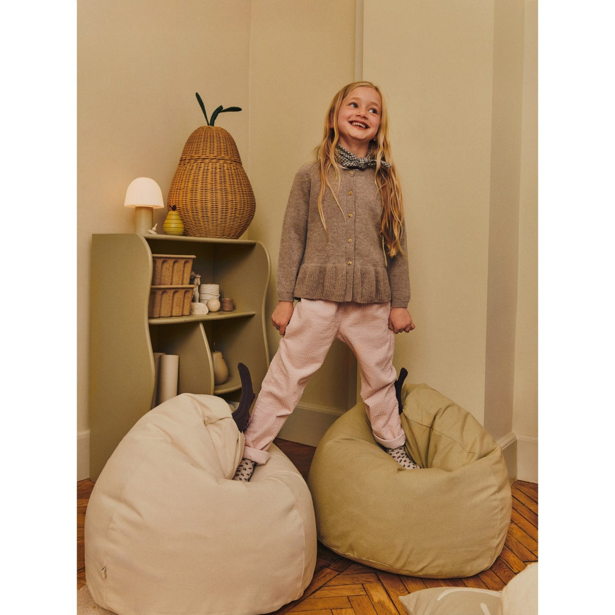 Ferm Living Natural Pear Bean Väska