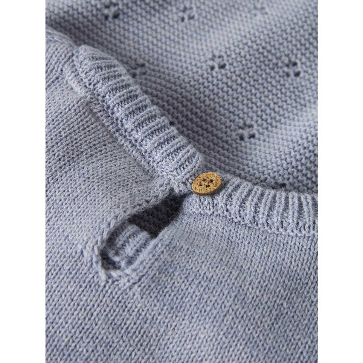 Lil'Atelier Zen Blue Nmflaguna Ls Stickad Lil Noos