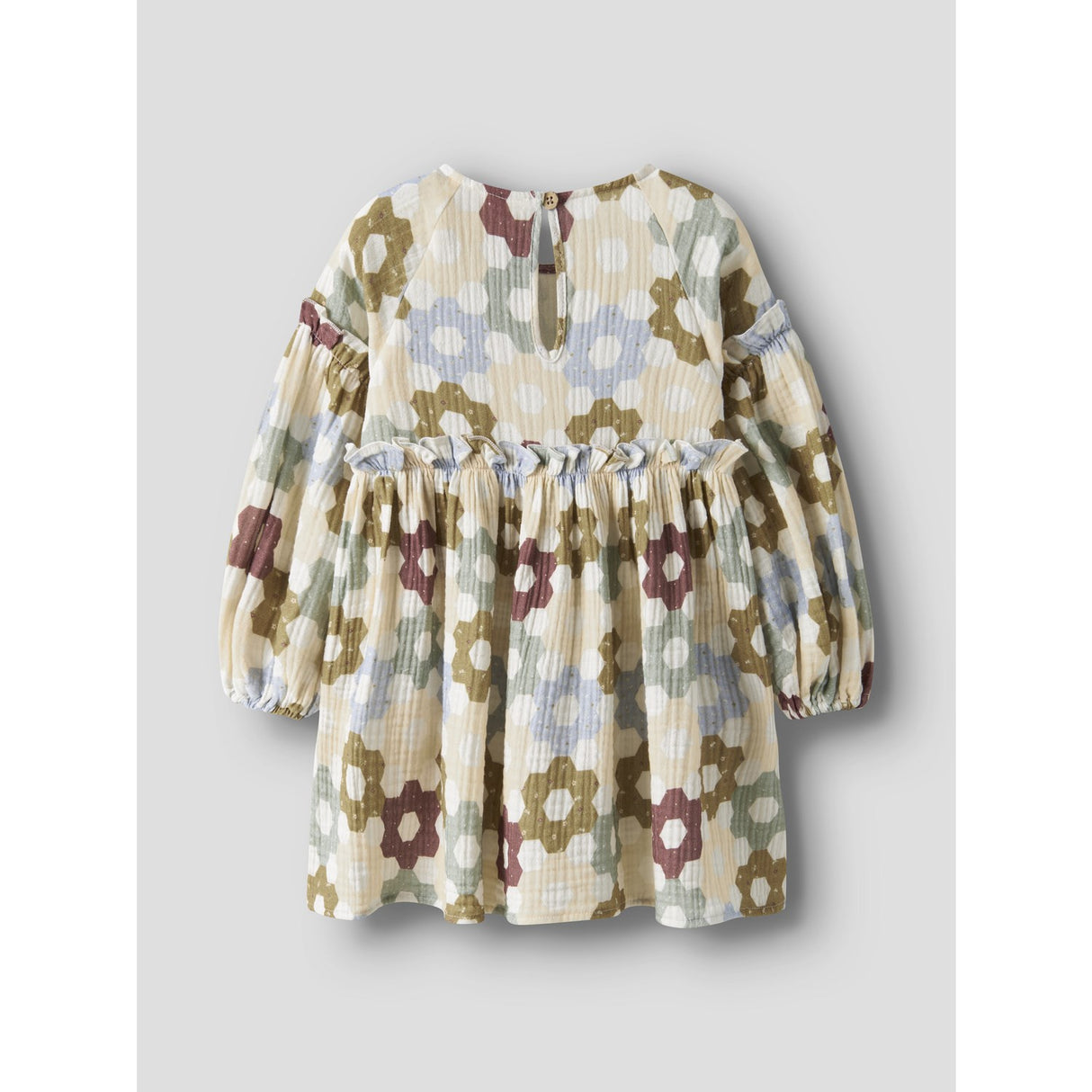 Lil'Atelier Coconut Milk Nmftalia Ls Loose Klänning Lil