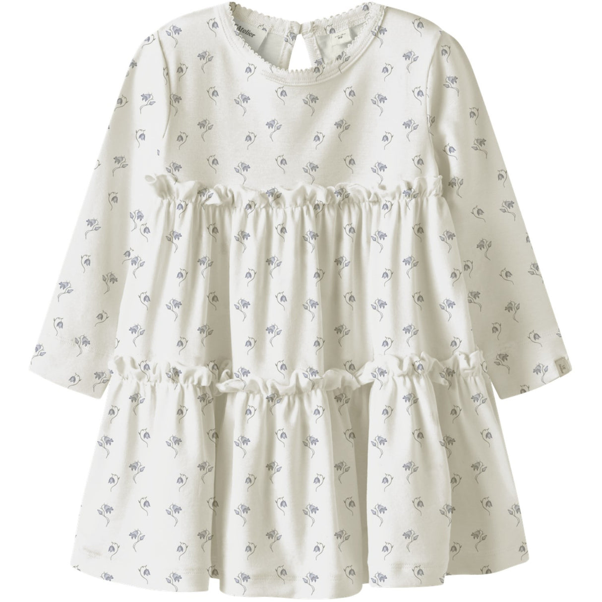 Lil'Atelier Coconut Milk Bell Flower Nmfgayo Sel Ls Klänning Lil