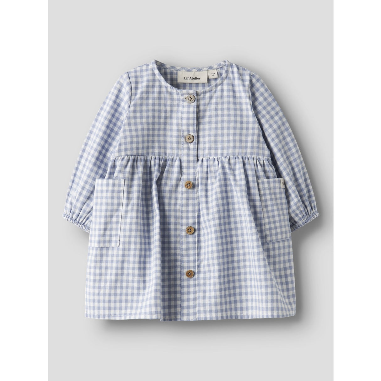 Lil'Atelier Zen Blue Nbftallula Ls Loose Body Klänning Lil