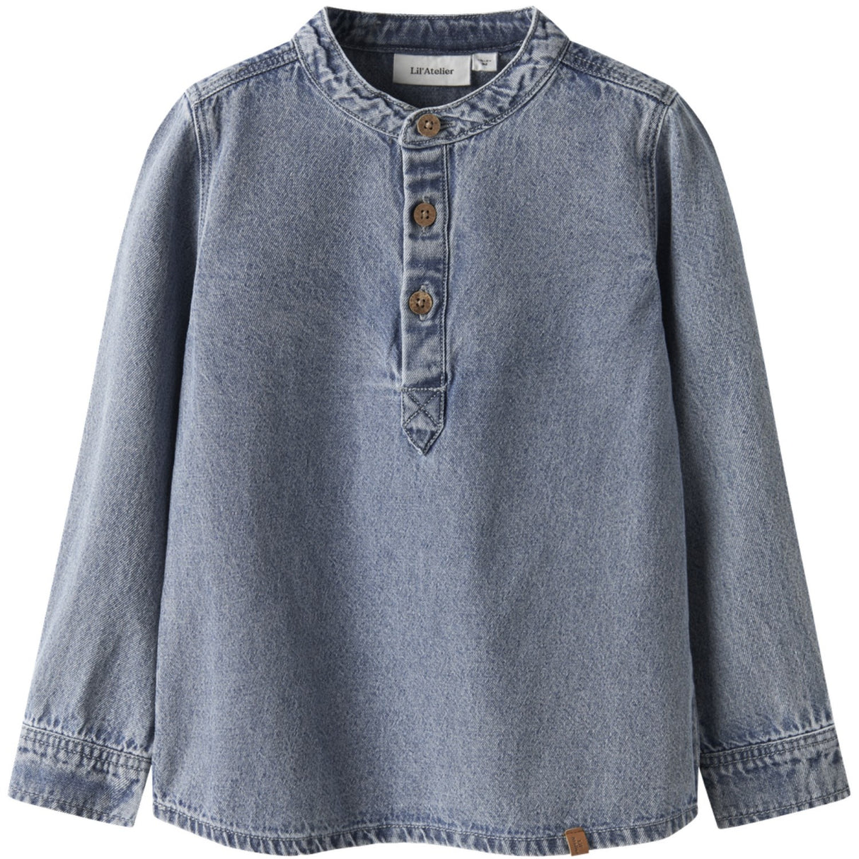 Lil'Atelier Medium Blue Denim Nmmtaya Ls Loose Dnm Skjorta 1166-Fd Lil