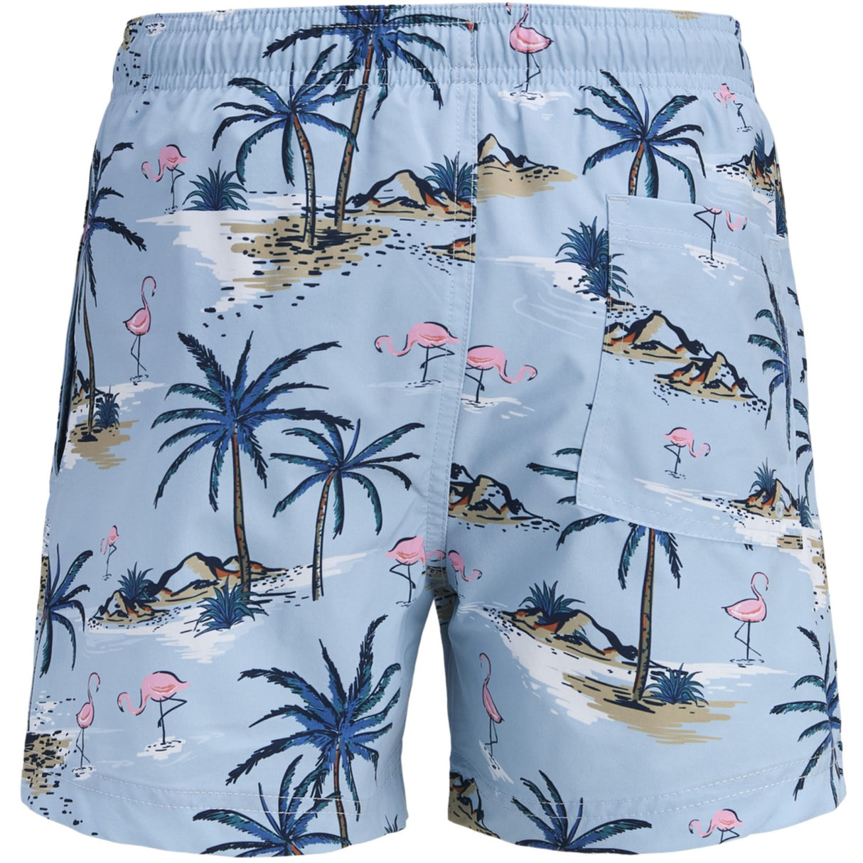 Jack & Jones Junior Celestial Blue Jpstmaui Vibes Novelty AOP Swim Sh Jnr