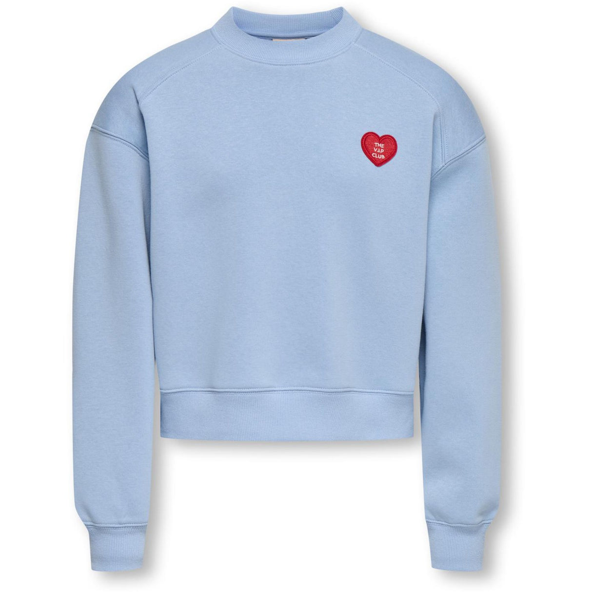 kids ONLY Soft Chambray Kogevisa L/S O-Neck Kort Swt