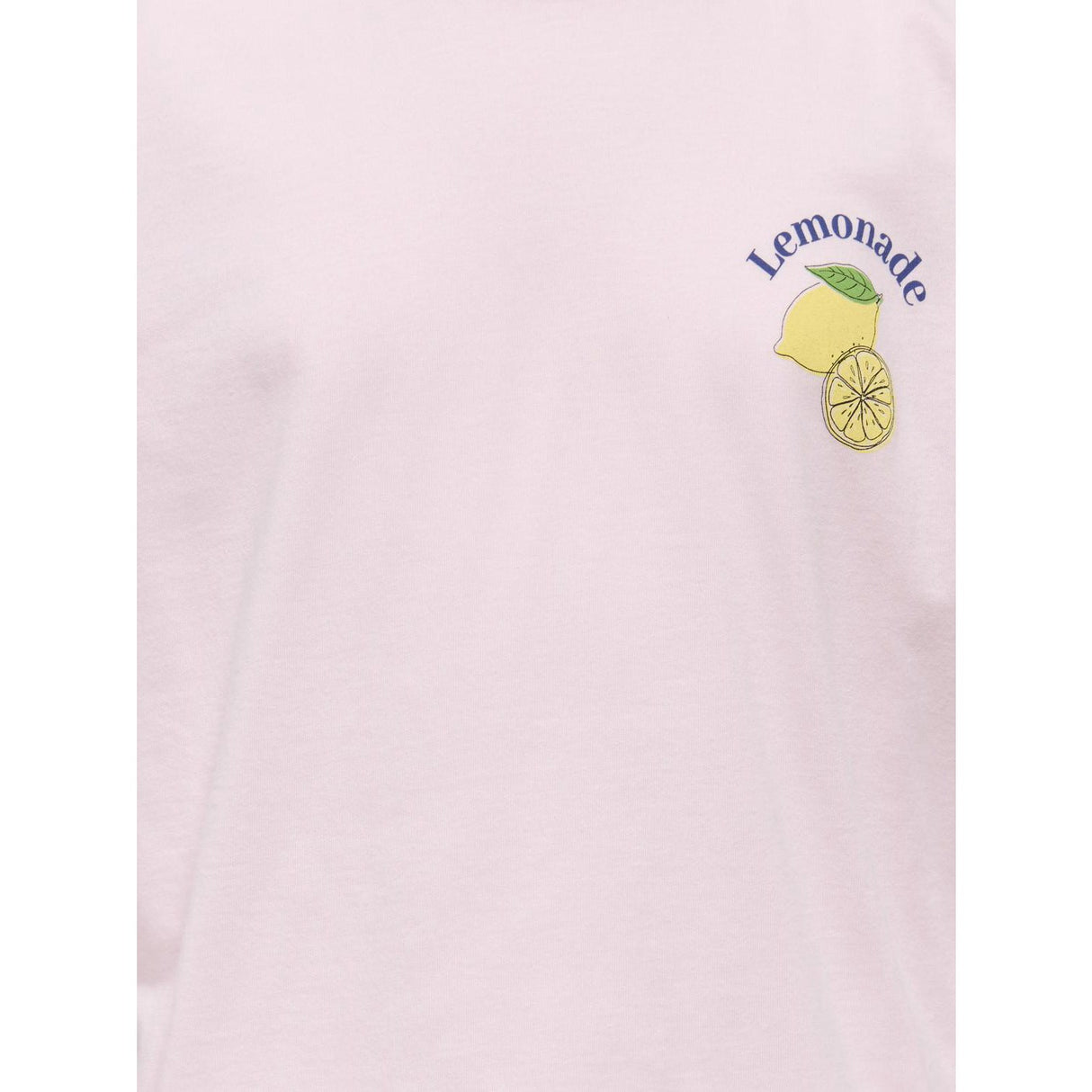 kids ONLY Barely Pink Lemonade Kogcana Life Ss Rlx Printed Topp Jrs