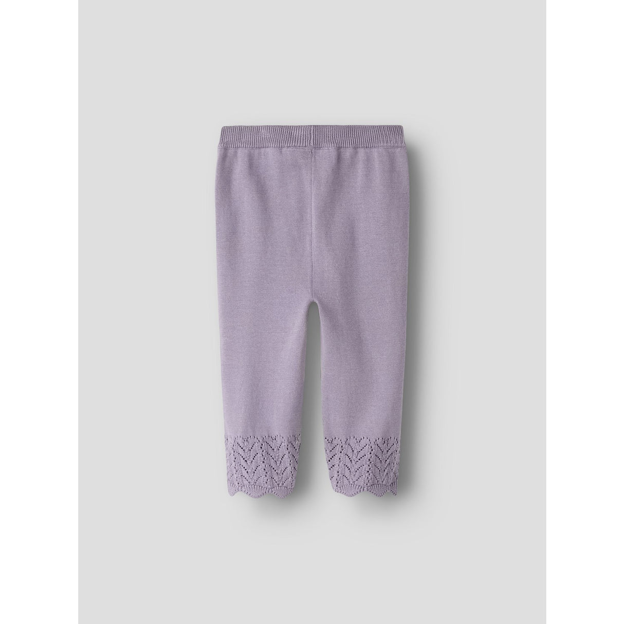 Name It Lavender Gray Nbfbrit Stickad Byxor