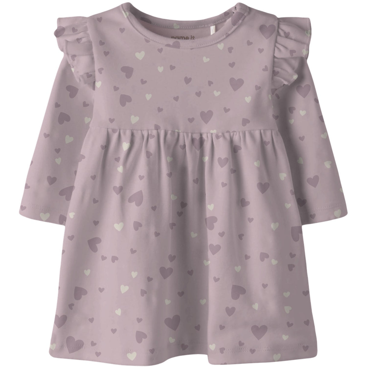 Name It Keepsake Lilac Nbfbheart Ls Klänning