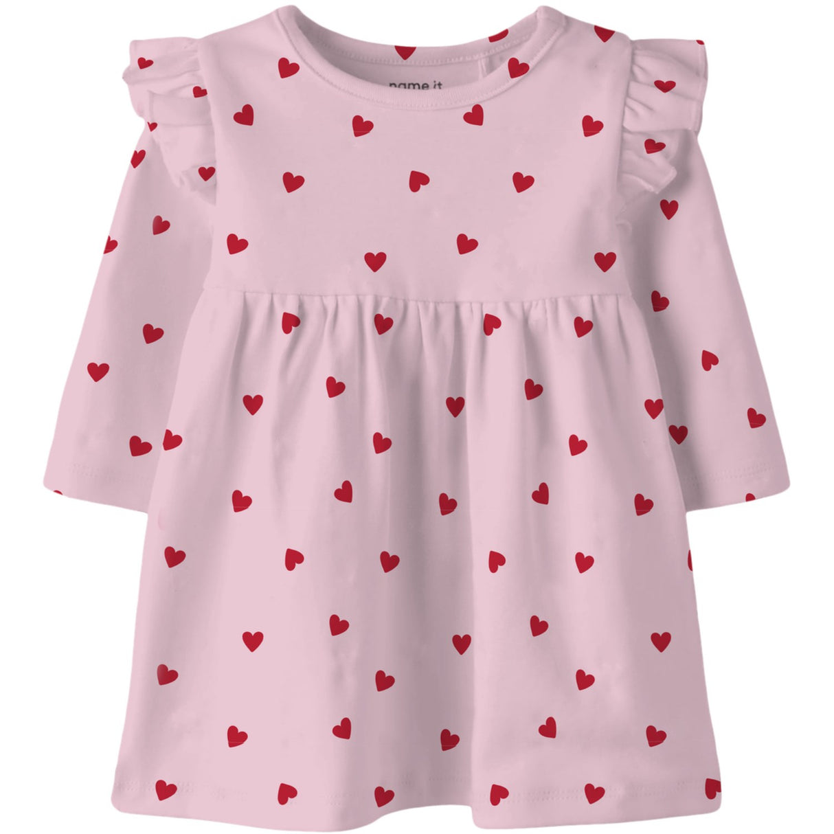 Name It Cradle Pink Nbfbheart Ls Klänning
