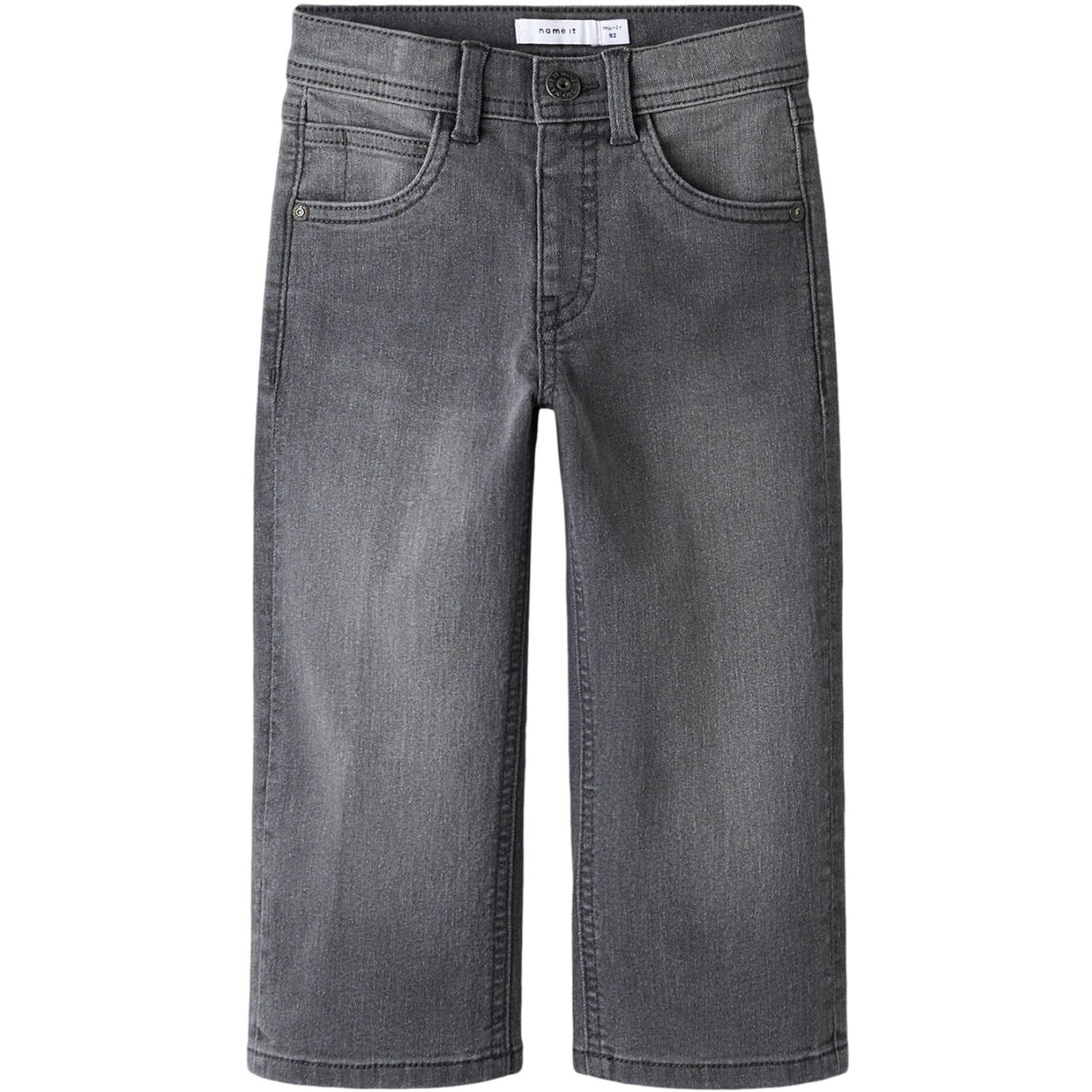 Name It Medium Grey Denim Nmmryan Straight Jeans 1061-Dt Tb