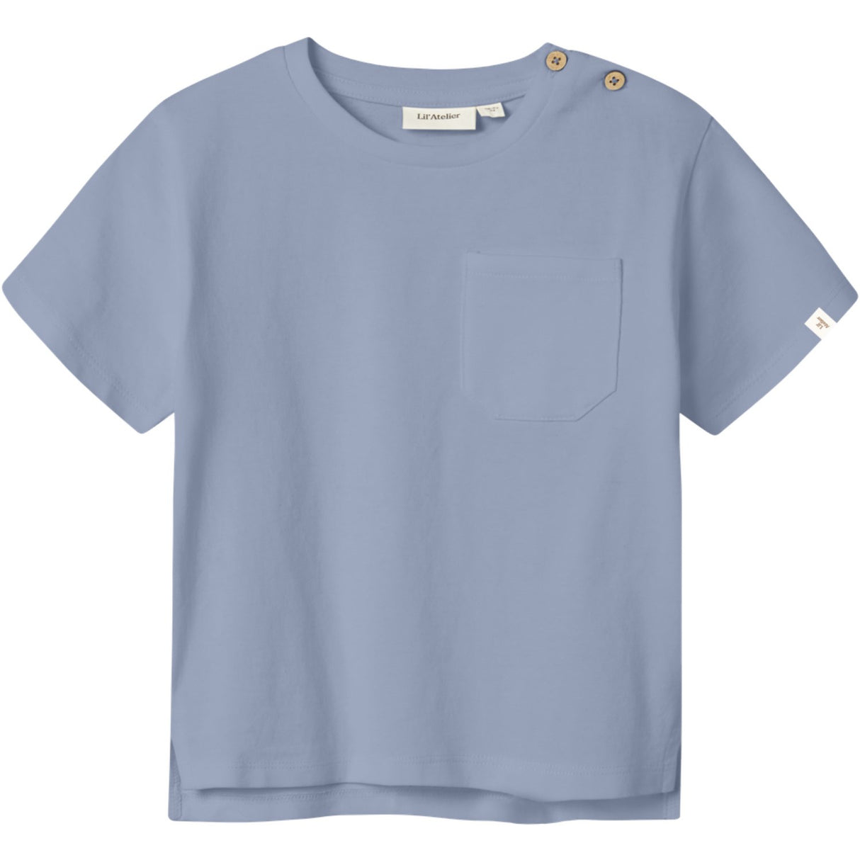 Lil'Atelier Zen Blue Nmmdolan Ss Loose Topp Lil Noos