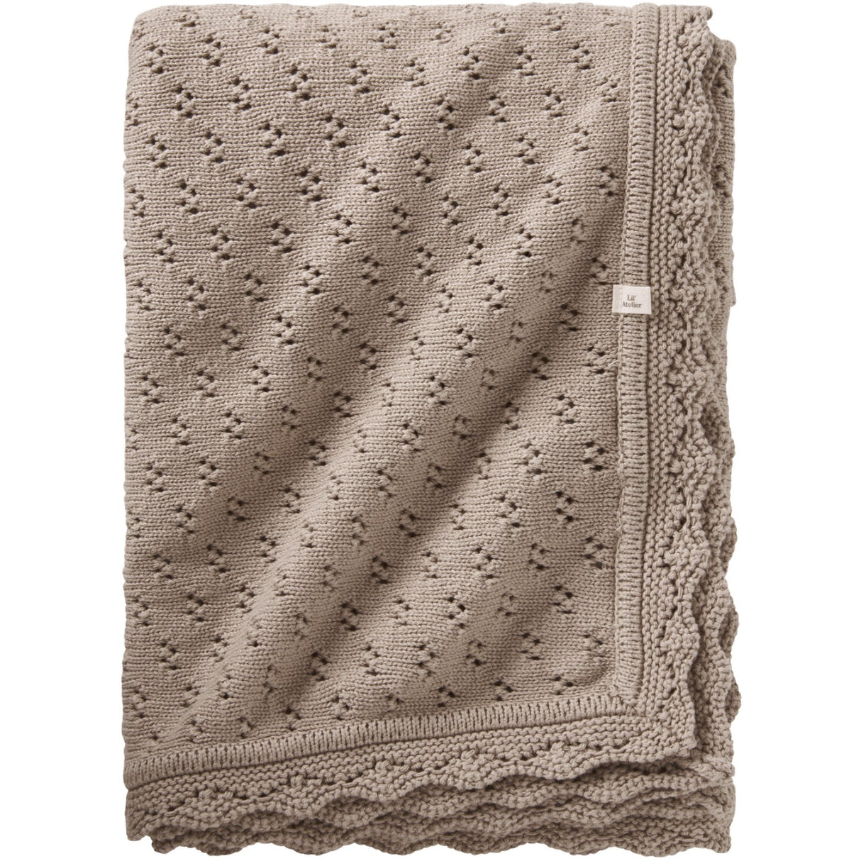 Lil'Atelier Oxford Tan Melange Nbnnilio Stickad Filt Lil