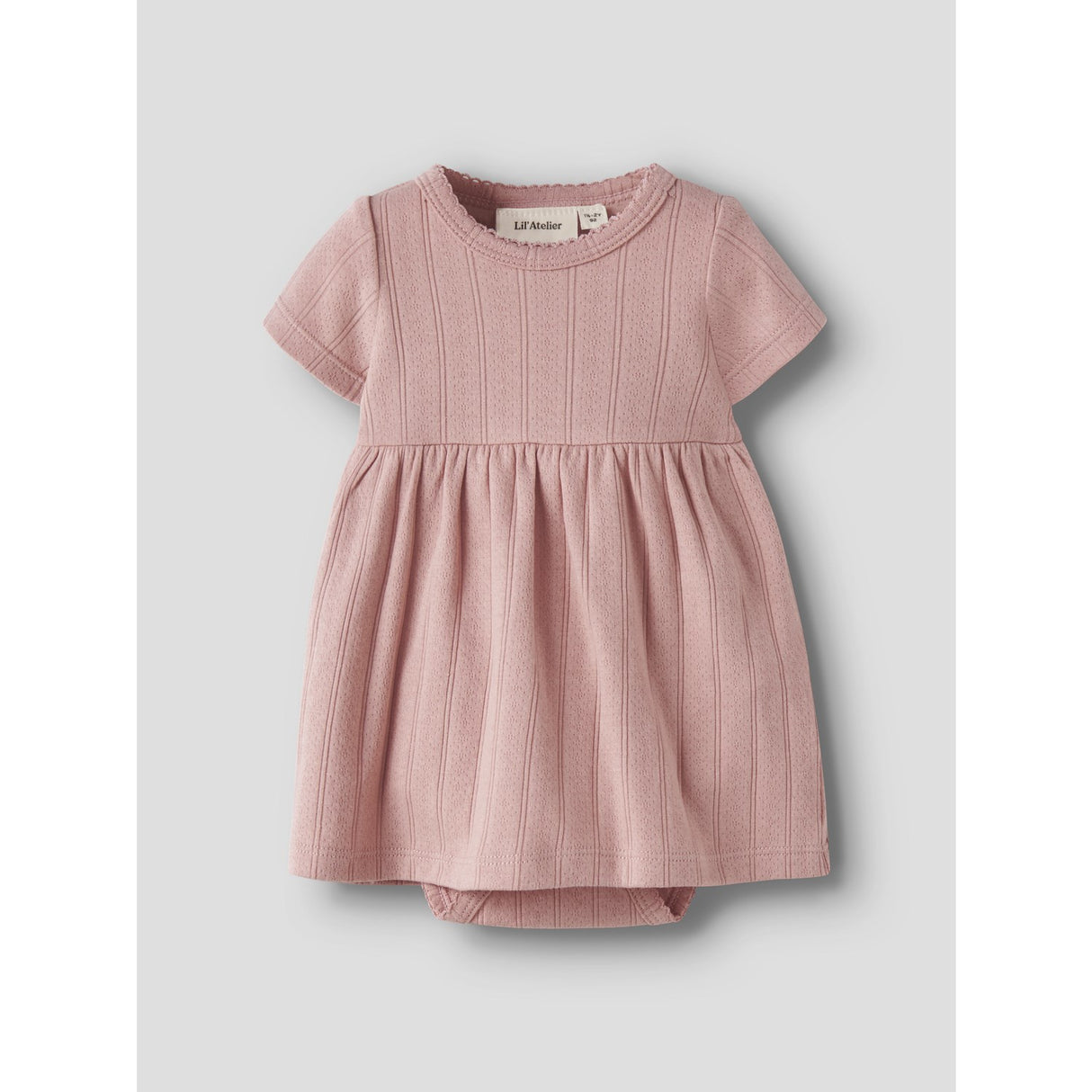 Lil'Atelier Misty Rose Nbffalina Ss Body Klänning Lil